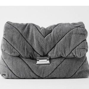 Zara Denim Clutch and Sling Bag